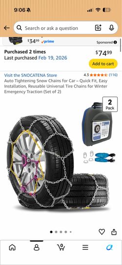 Tire Chains Brand New