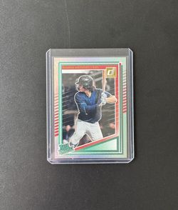 2025 Panini Donruss Rated Prospect Roman Anthony #155 Holo Silver