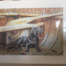 Jerry Gadamus “Kindergartner” Signed Limited Edition Black Lab Print #19/600
