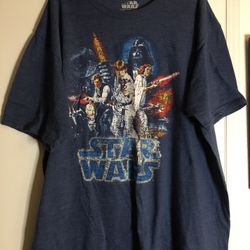 7 Star Wars Shirt Bundle !!!! XL And One XXL