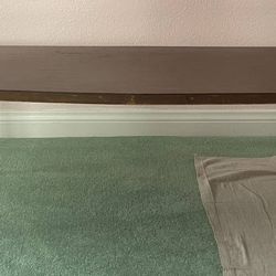 Low dark brown coffee table