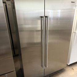 Sub Zero 48” Stainless Steel Built In Side By Side Refrigerator 