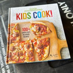 2 Kids Cookbooks And Apron All New
