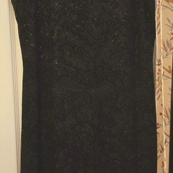 Black Coctail Dress, Size L