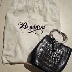Brighton Alligator Leather  Hand Bag
