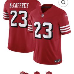 Christian McCaffrey San Francisco 49ers Nike Vapor F.U.S.E. Limited Jersey - Scarlet 3XL