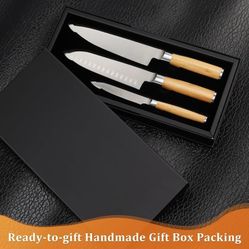 CHEF KNIFE SET Kitchen Knives Cooking Home Housewarming Birthday Gift for Her, Him, Mom, Dad, Men, Women and Girlfriend