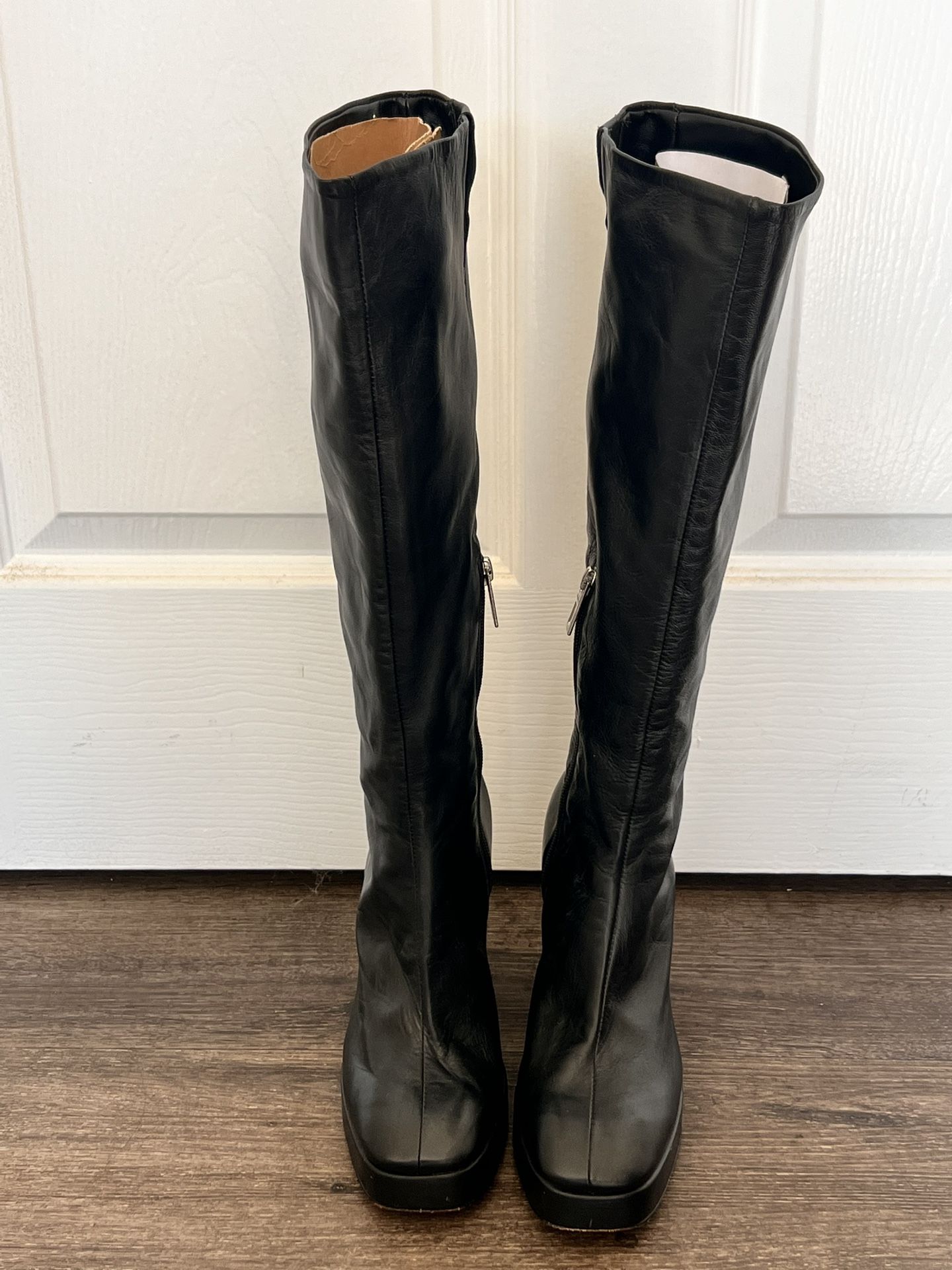 SCHUTZ Black Long Boots Size 6 / 23