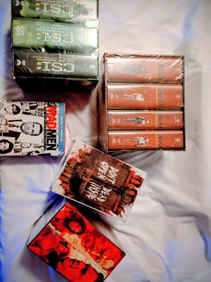 Brand New Sealed TV Series DVD/Blu-ray Sets - Bonanza, Mad Men, CSI, The Walking Dead!