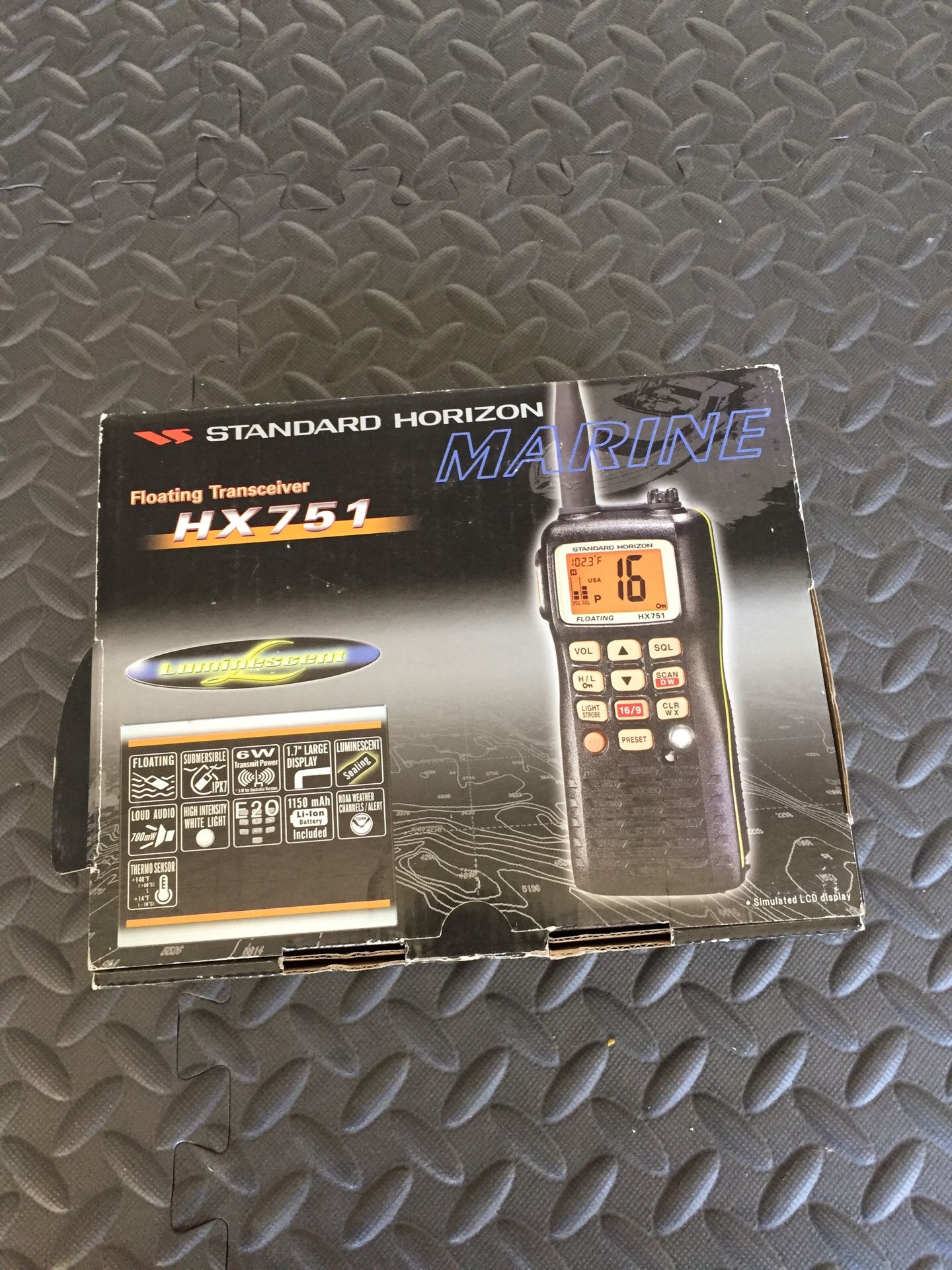 Standard horizon marine radio