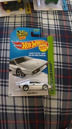 Hot Wheels Lotus Esprit S1 #219 HW Workshop Diecast Car James Bond White New