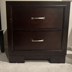 Two Drawer Night Stand 