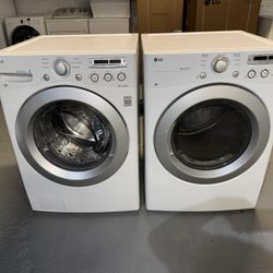LG electric washer and dryer, a receipt for a 90-day warranty