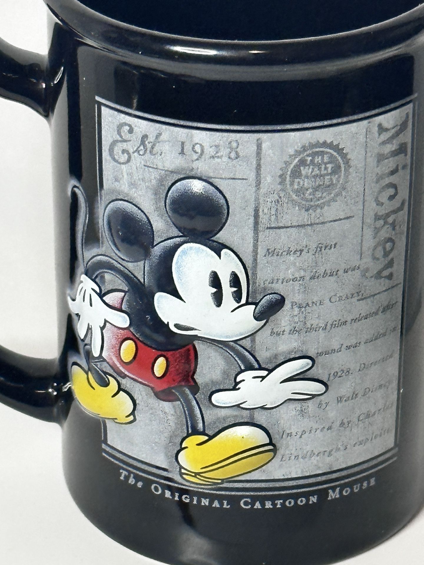 Walt Disney World Coffee Mug Cup - 3D Mickey Front Design - Disney 3D Mug  on eBid United States | 217398524