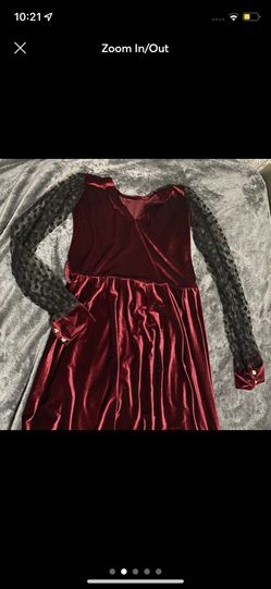 Red Velvet Dress