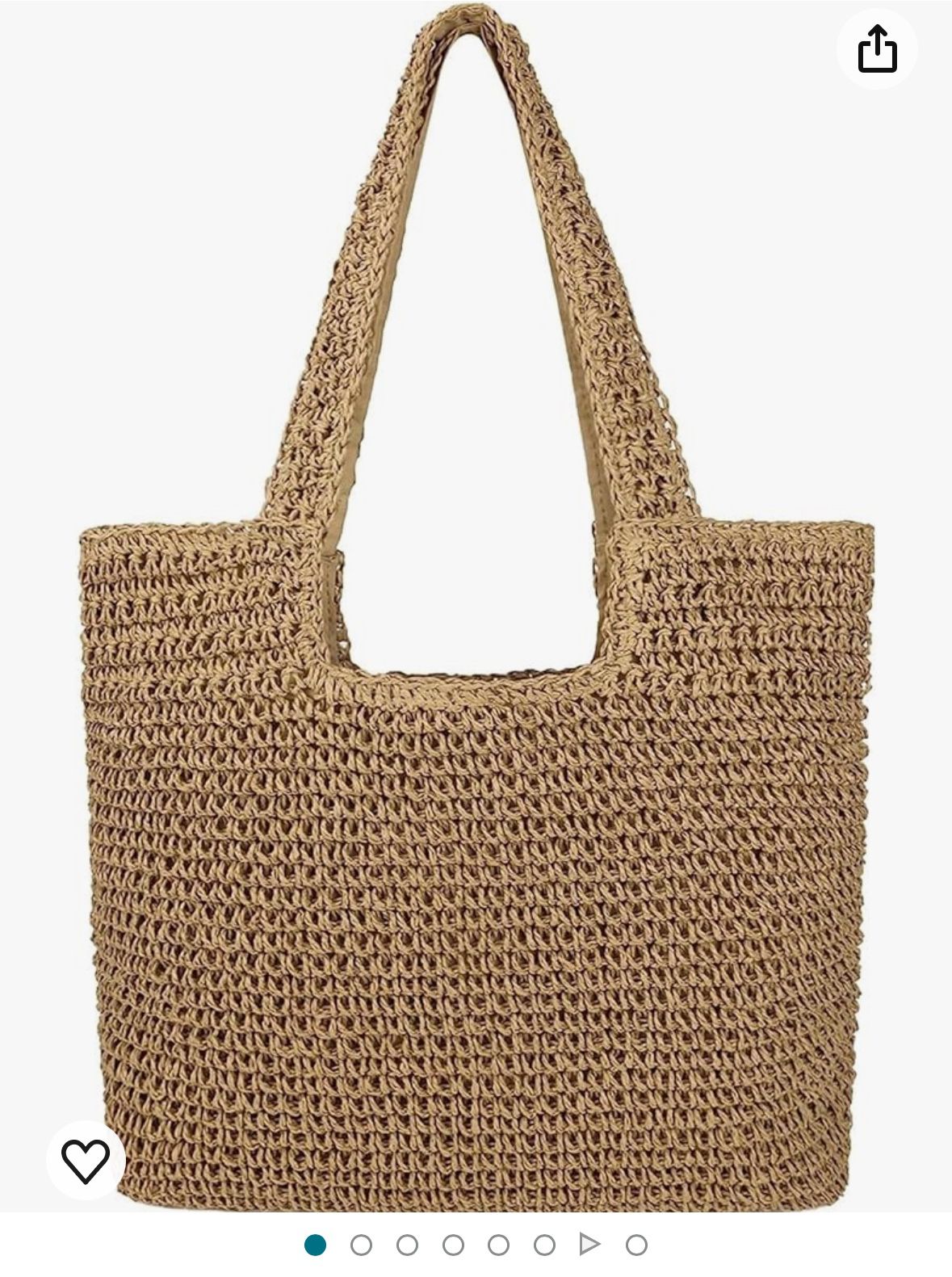 Women's Handle Straw Clutch bag,Summer Woven Tote Bag Beach Bags, Envelope Wallet Handbags For Girls