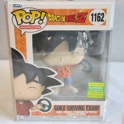 Dragonball Z Goku (Driving Exam) 1162 Funko Pop 2022 Summer Convention