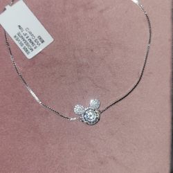 Moissanite Mickey Mouse Slide Bracelet 