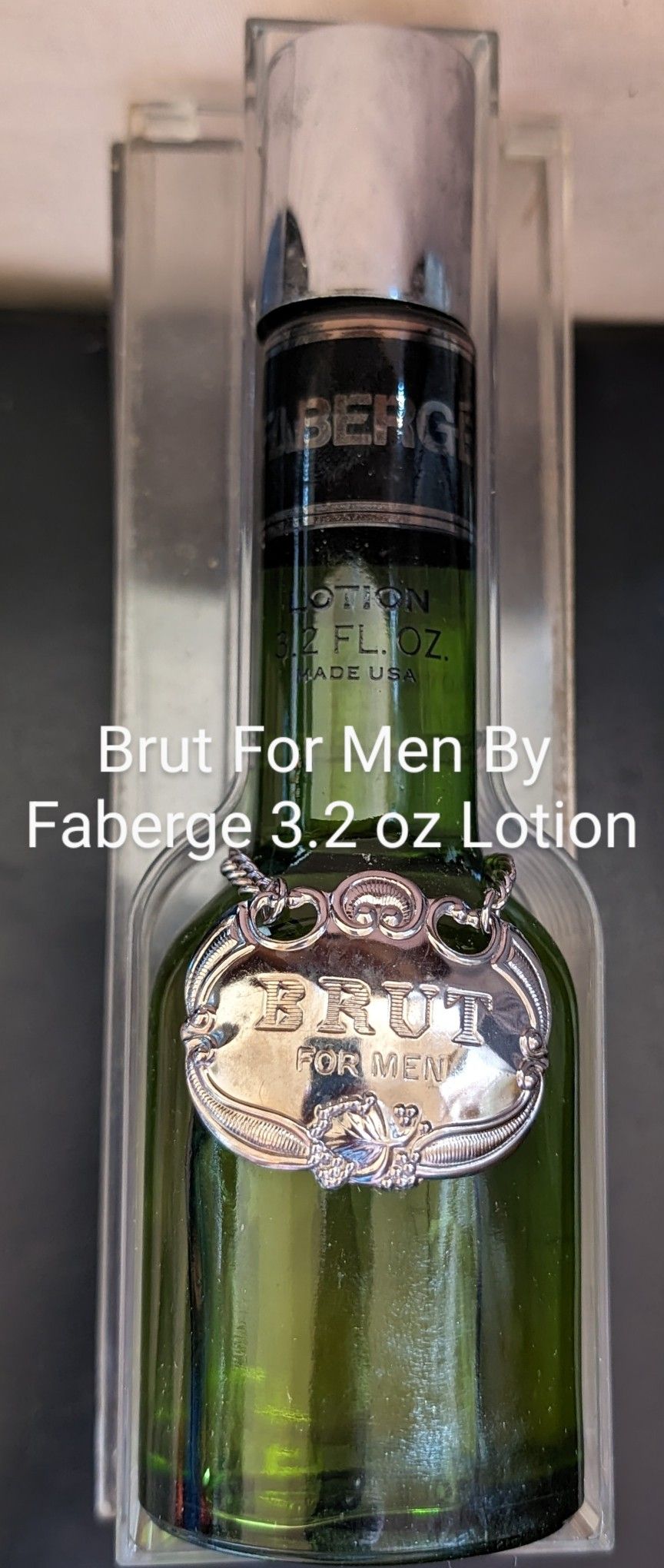 Brut For Men By Faberge Lotion 3.2 fl oz. Looks Like Cologne To Me, Full Bottle. East Or West