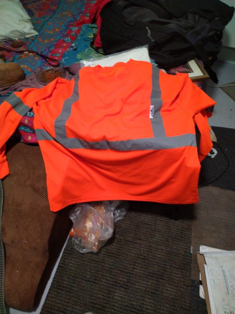 Long Sleeve Safety Shirts Size Extra Lg