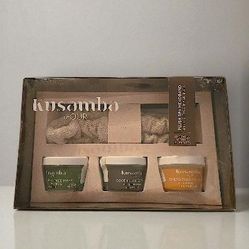 Kusamba by QUR – Face Mask Gift Set w/ Headband | NIB