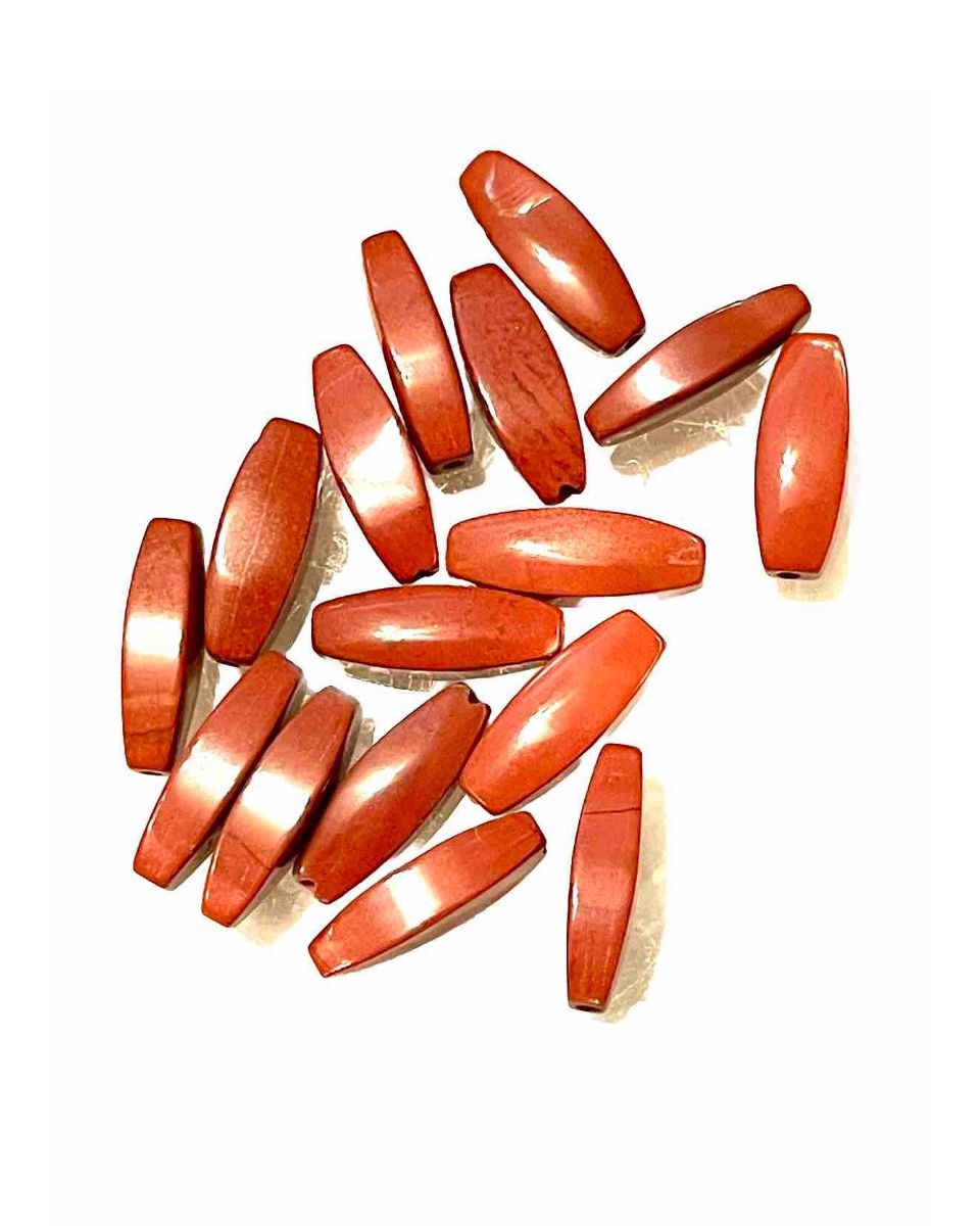Lot Of 15mm Red Jasper Beads