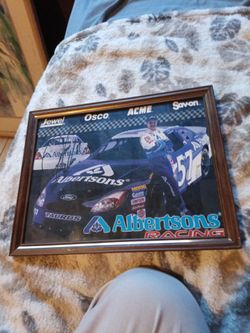Sign Albertsons racing picher for sale