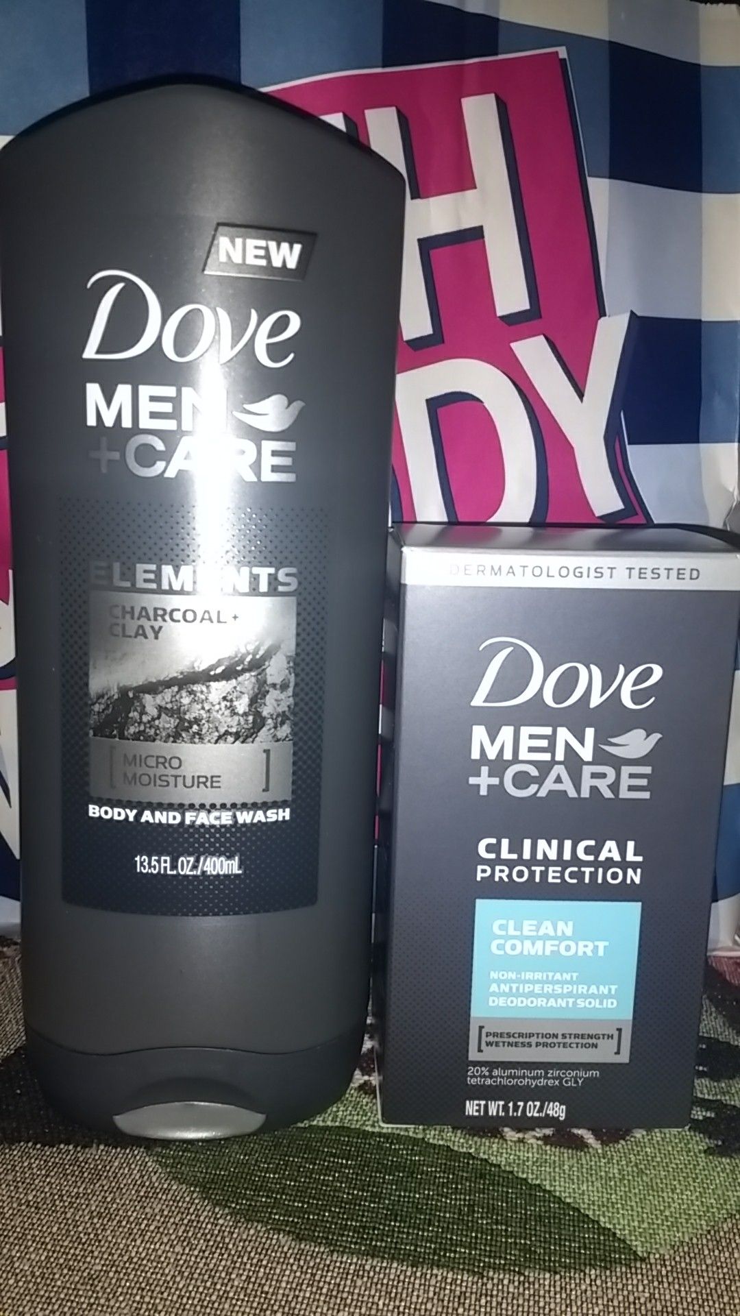 Dove men + care set $7