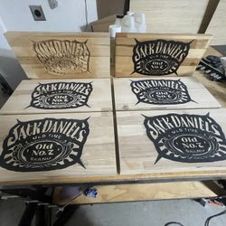 Cheese Board- Charcuterie Board- Jack Daniels