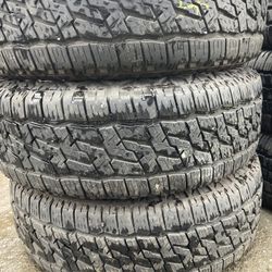 Three 235 65 18 Tires