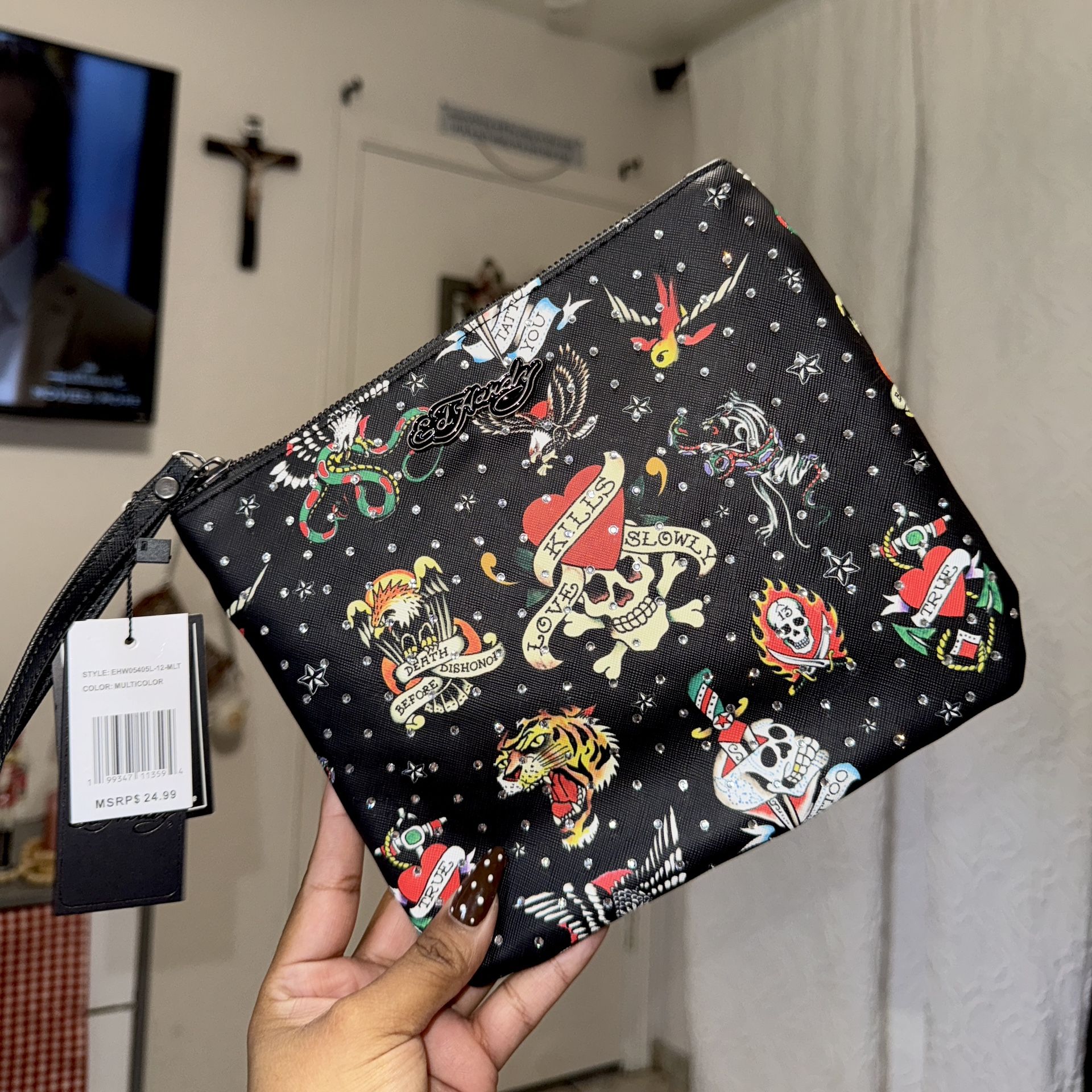 Ed Hardy Wristlet