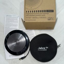 Jabra Speak 750 UC Wireless Bluetooth Speakerphone with Link 370 USB Adapter