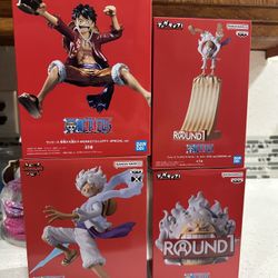 One Piece X Round 1 Exclusive Figures 