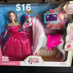 Kids Doll With Horse 🐴 