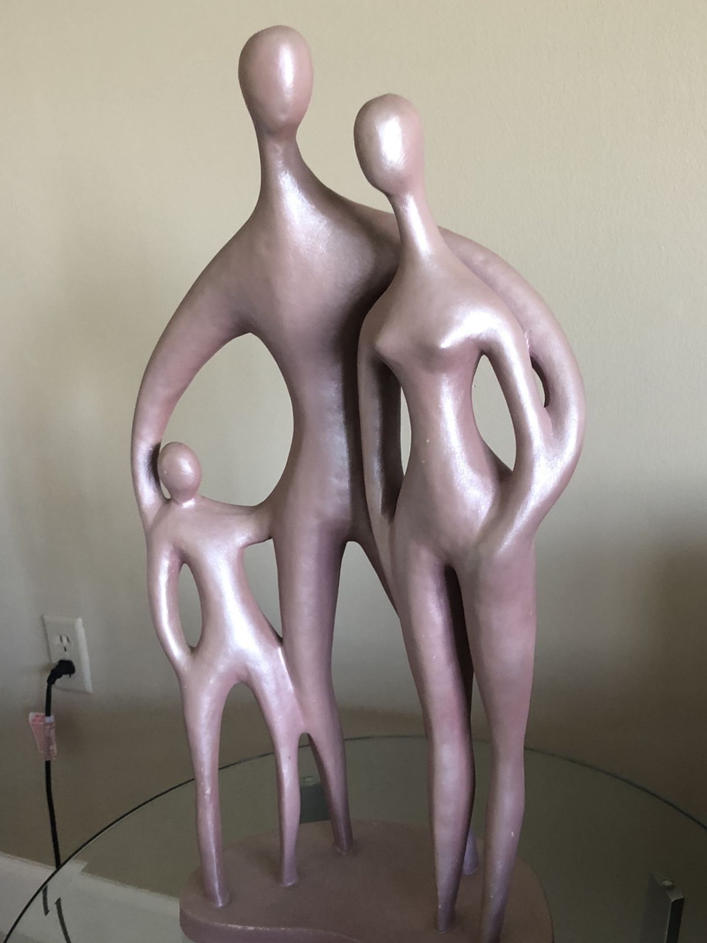 Rare 1979 Mid C.Modern Abstract Family Sculpture