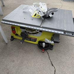 Metabo Mitre Saw, Ryobi Table Saw, Porter Cable Belt Disc Sander 