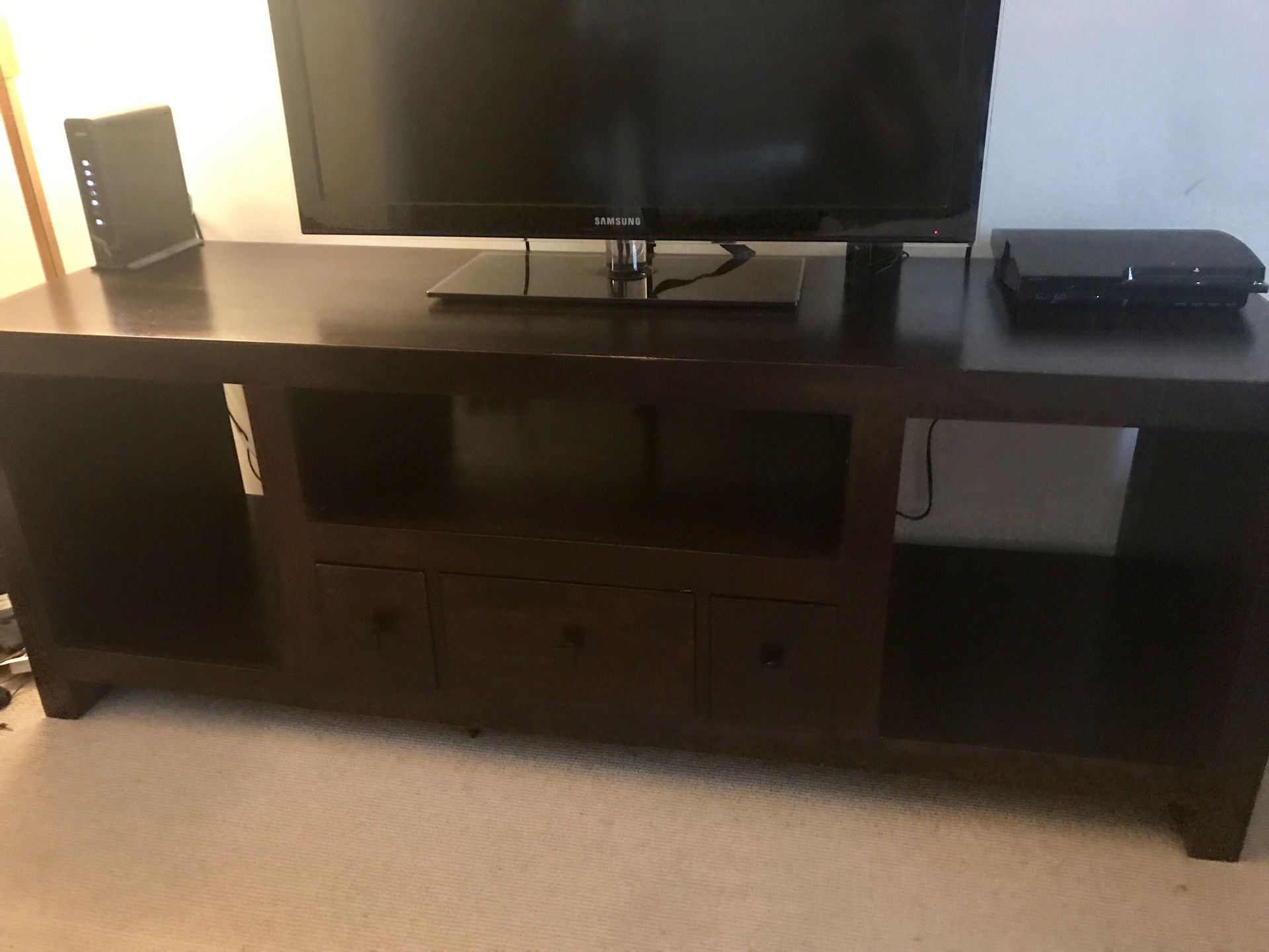 Wood sideboard/console/table/tv stand/storage/media/table
