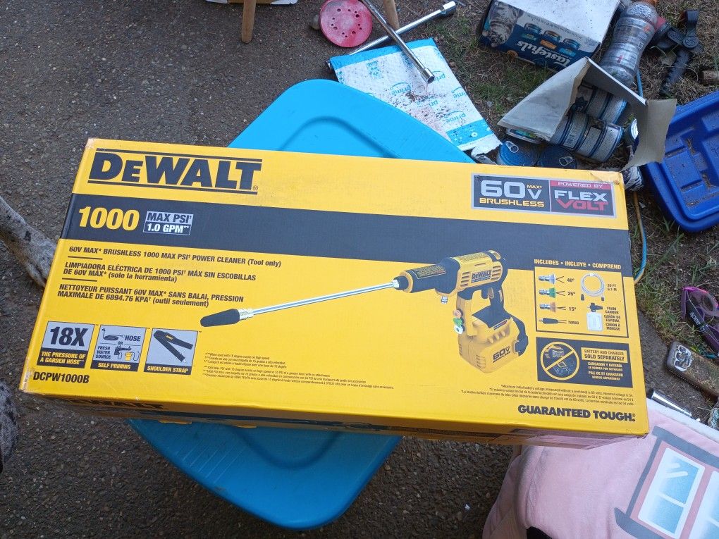 Dewalt Flex Volt Pressure Washer