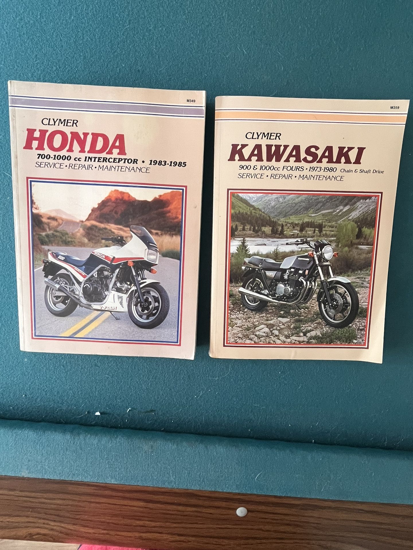Vintage Kawasaki Honda mechanic book 70s 80s