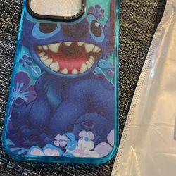 Stitch Blue Flower 13 Pro Case 