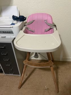 MOVING SALE- Pink highchair