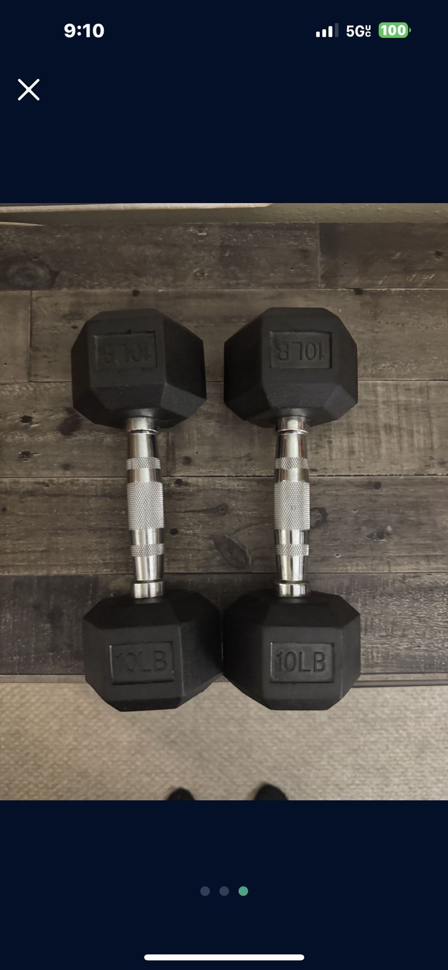 10lb DUMBELLS