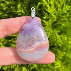 Sterling Silver Dream Amethyst Pendant 
