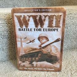 New SEALED WWII Battle For Europe 5 DVD Disc Set 