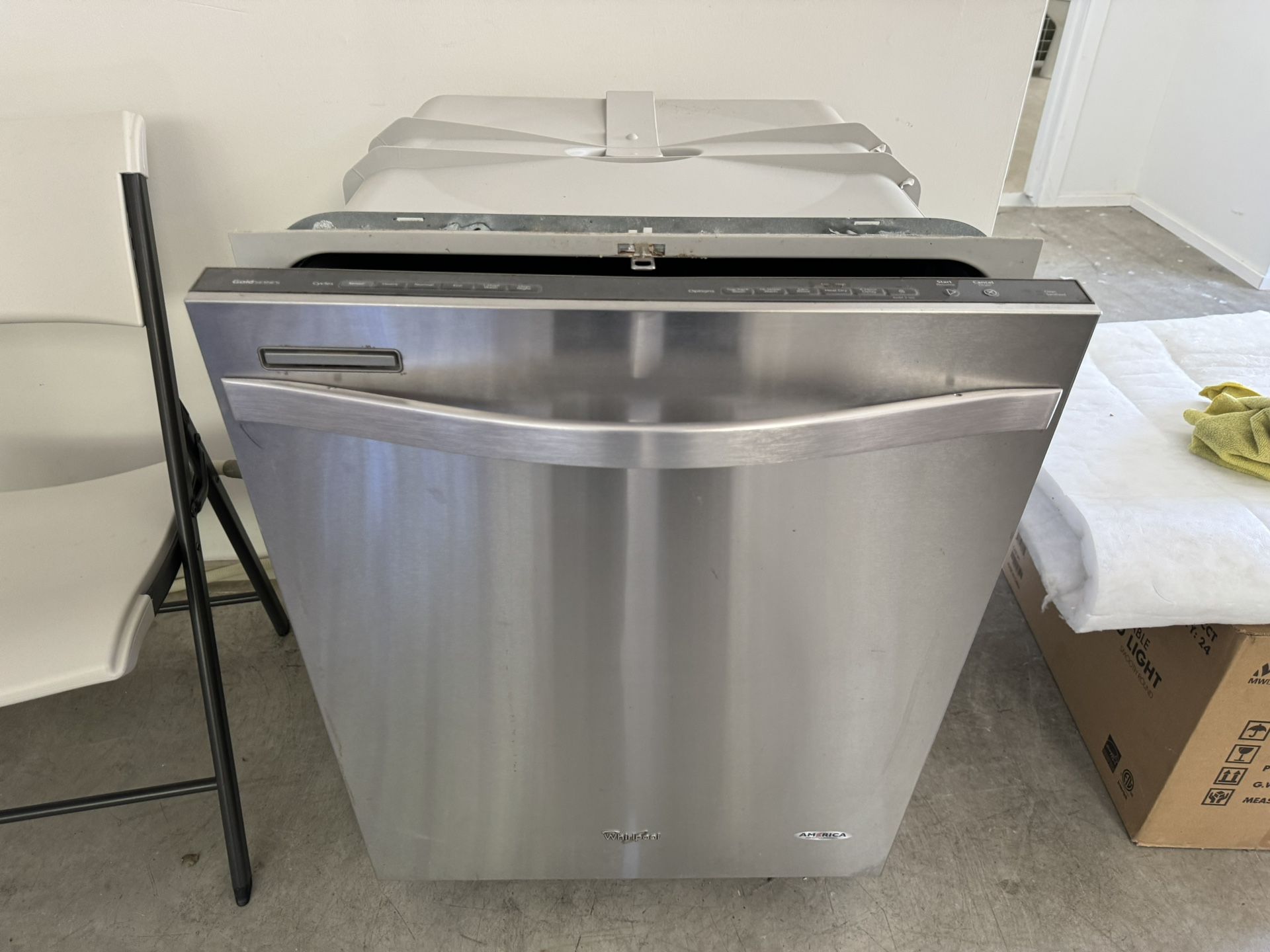 Whirlpool Gold Series Dishwasher Stainless Steel Control Built-In Energy