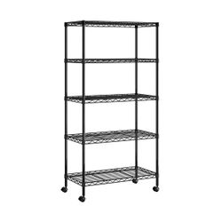 5 tier steel shelving rack 