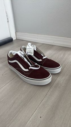 Maroon/Brown vans