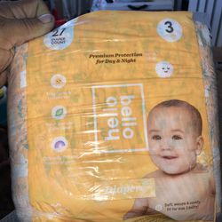 Kids Diapers  Size  3  (27 Count)