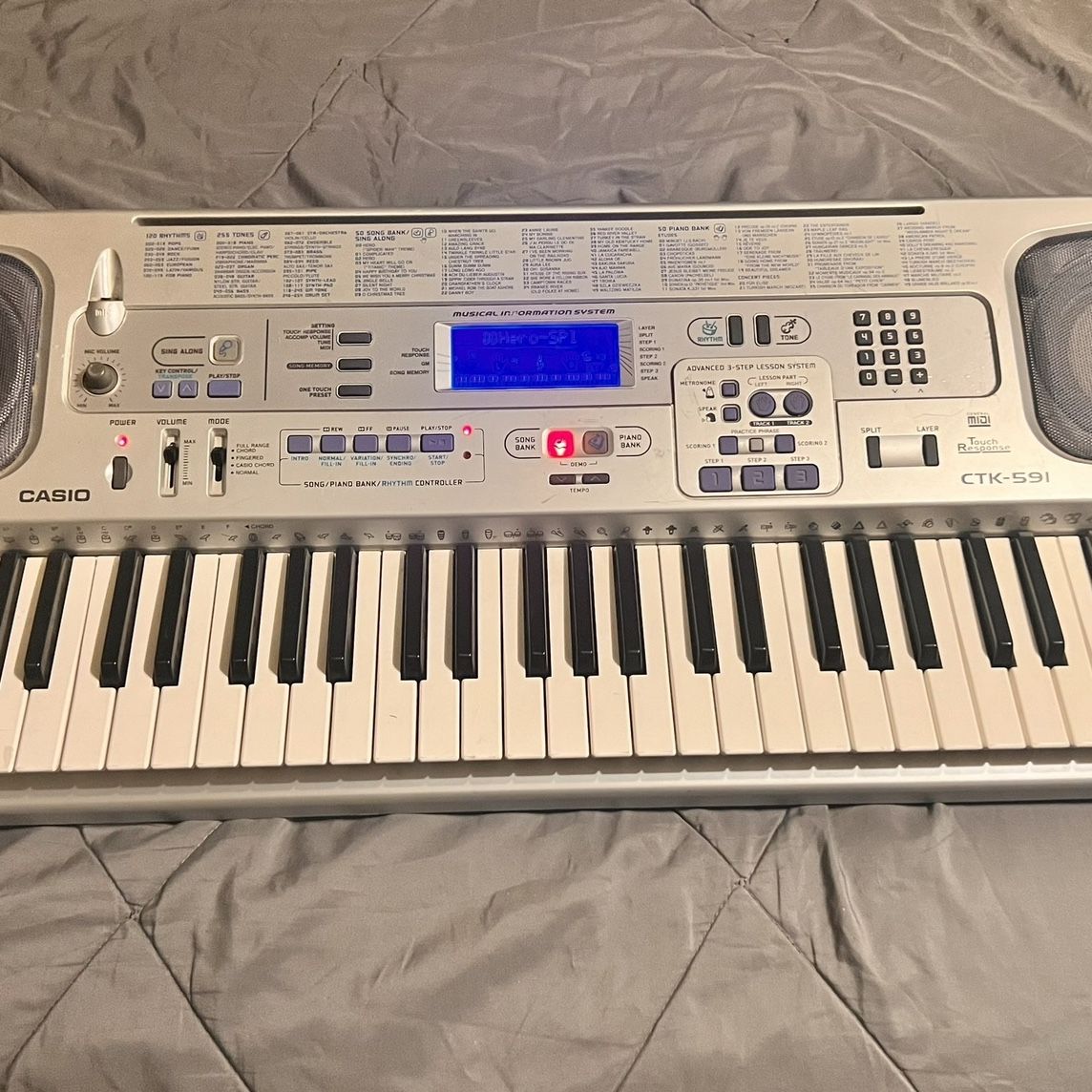 Casio CTK-571 61-Note Touch-Sensitive Portable Electronic Keyboard 