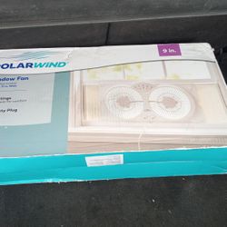 Dual 9" Window Fan